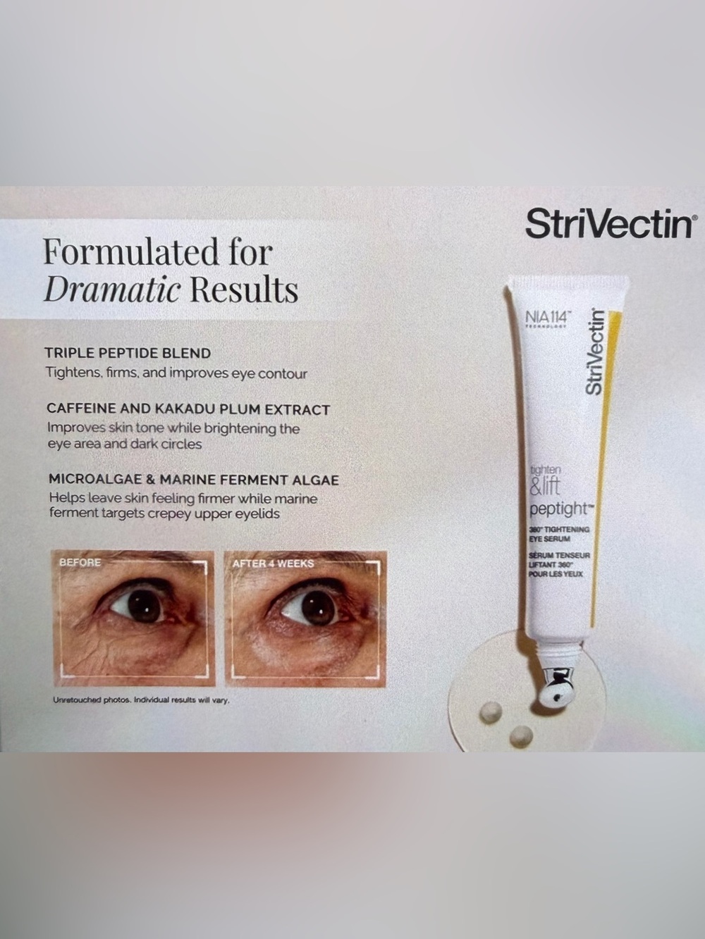 StriVectin 360° Tightening Eye Serum – (2-pack) - Picture 2 of 2